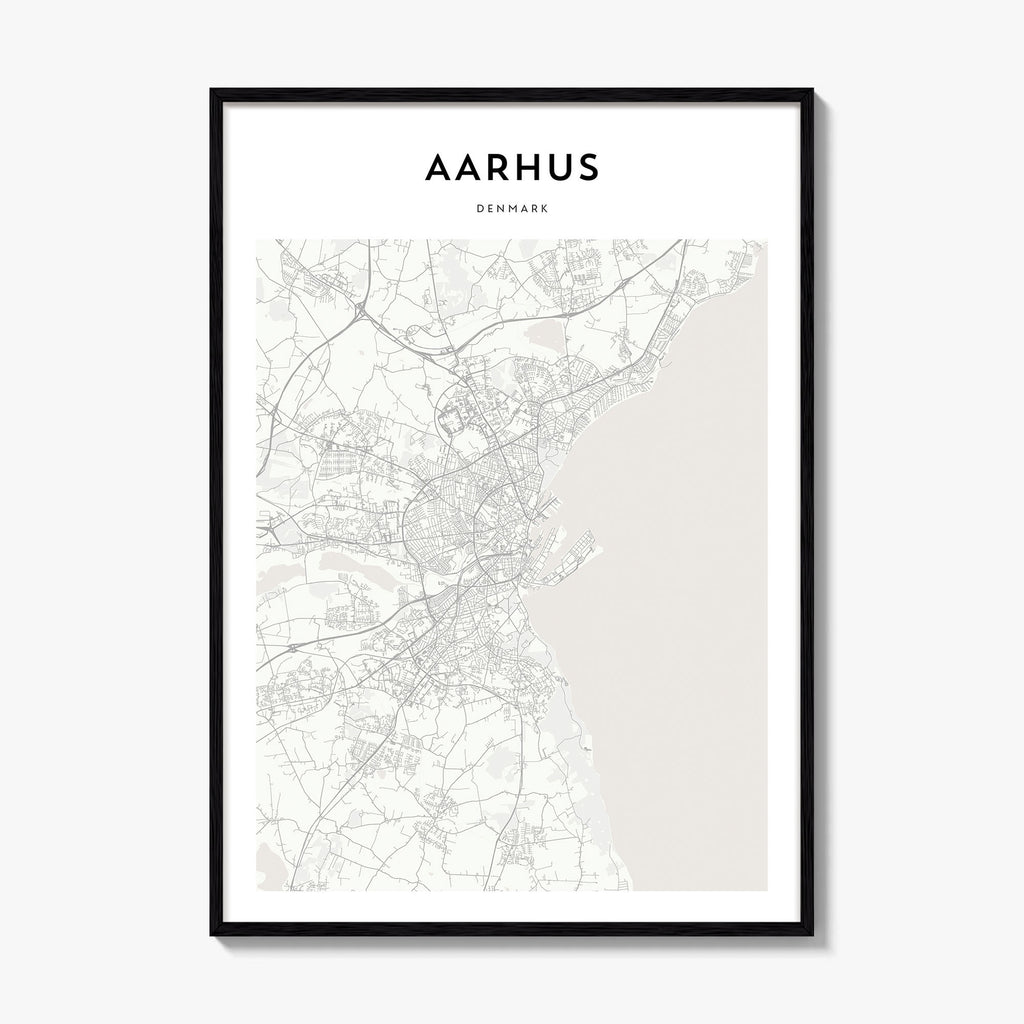 Aarhus Map Poster
