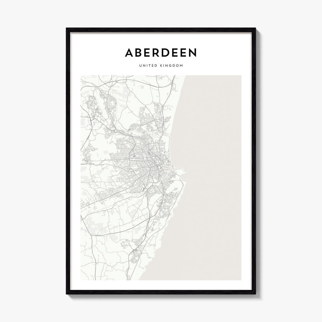 Aberdeen Map Poster