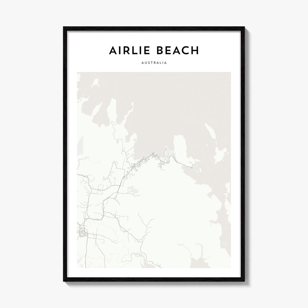 Airlie Beach Map Poster