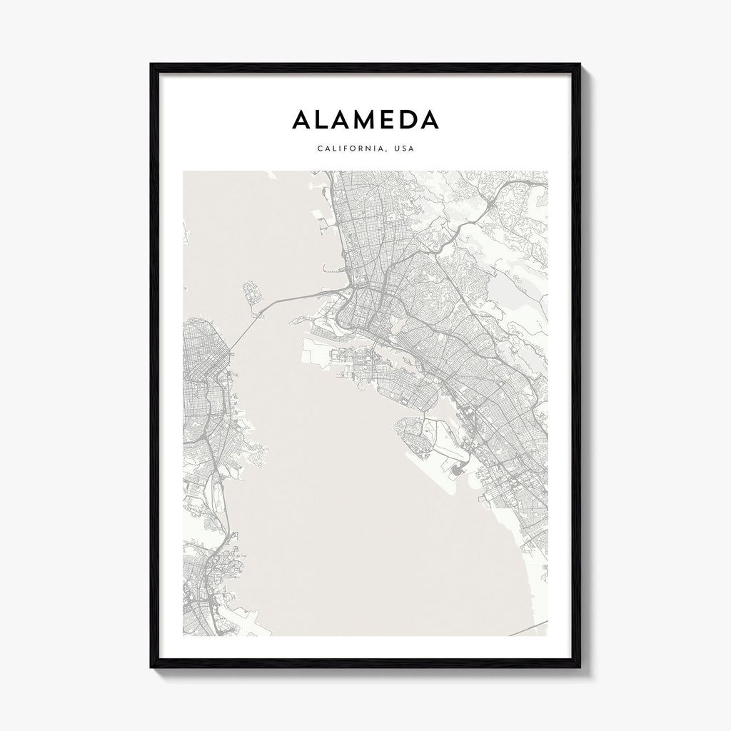 Alameda Map Poster