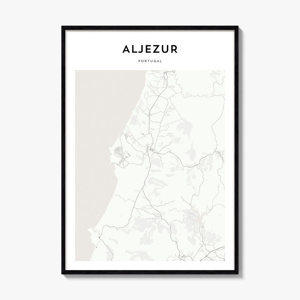 Aljezur Map Poster