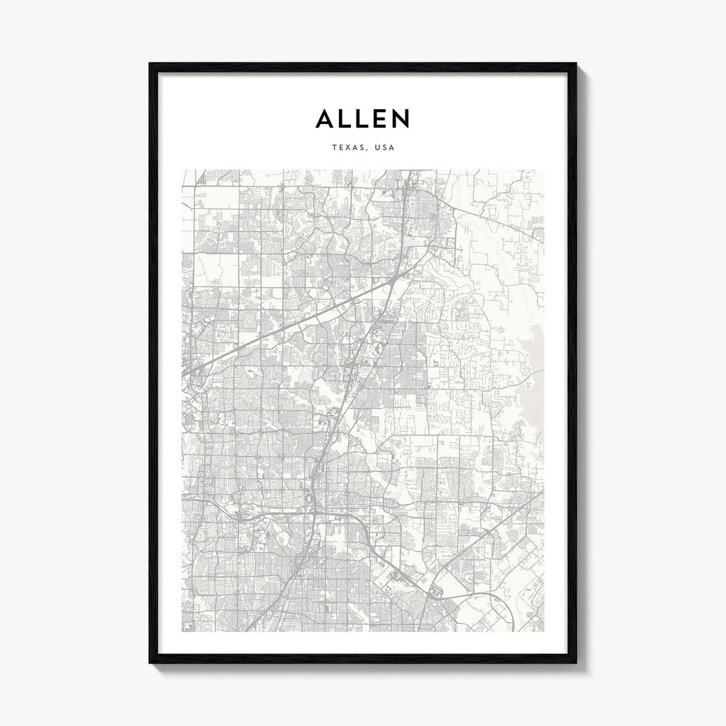 Allen Map Poster