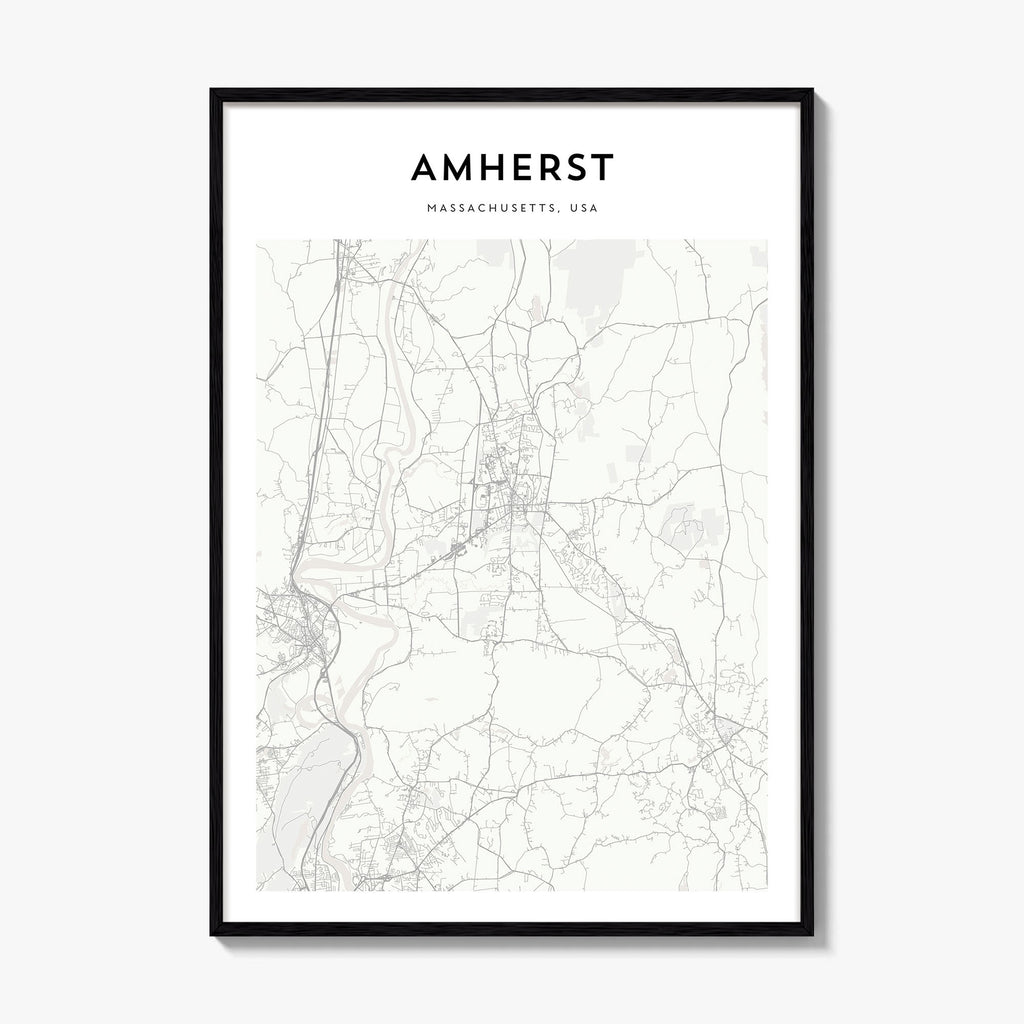 Amherst Map Poster