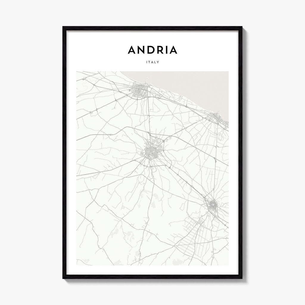 Andria Map Poster