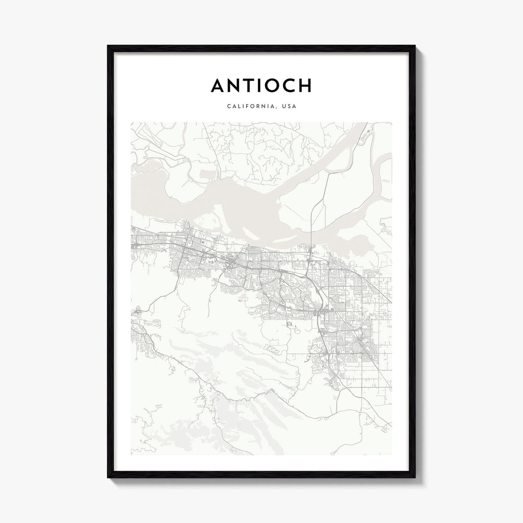 Antioch Map Poster