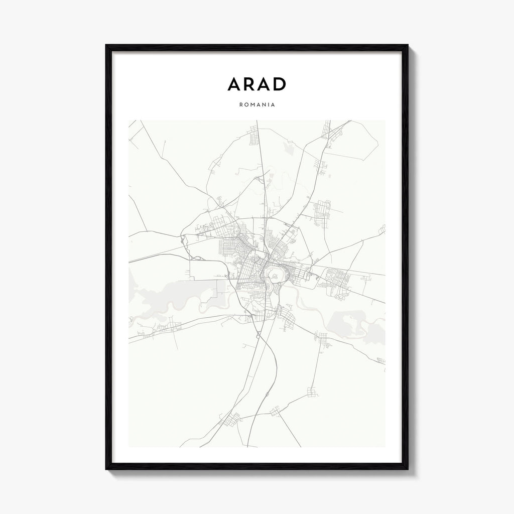 Arad Map Poster