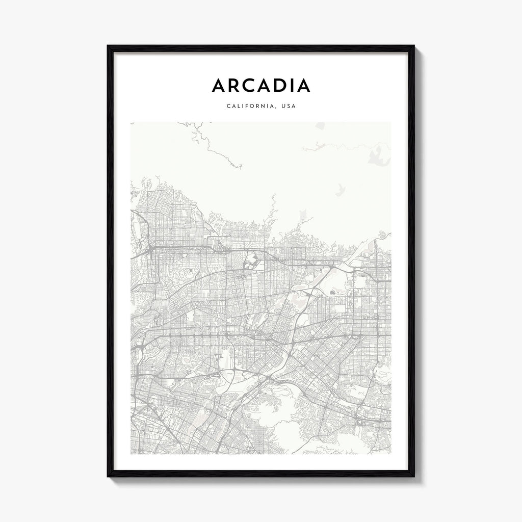 Arcadia Map Poster
