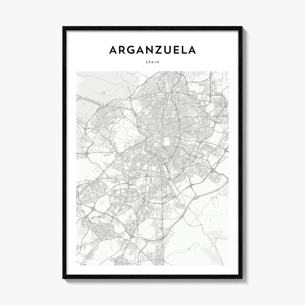 Arganzuela Map Poster