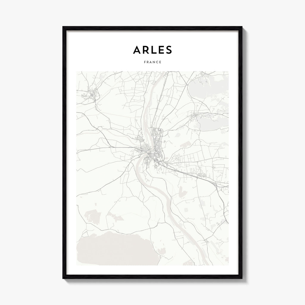 Arles Map Poster