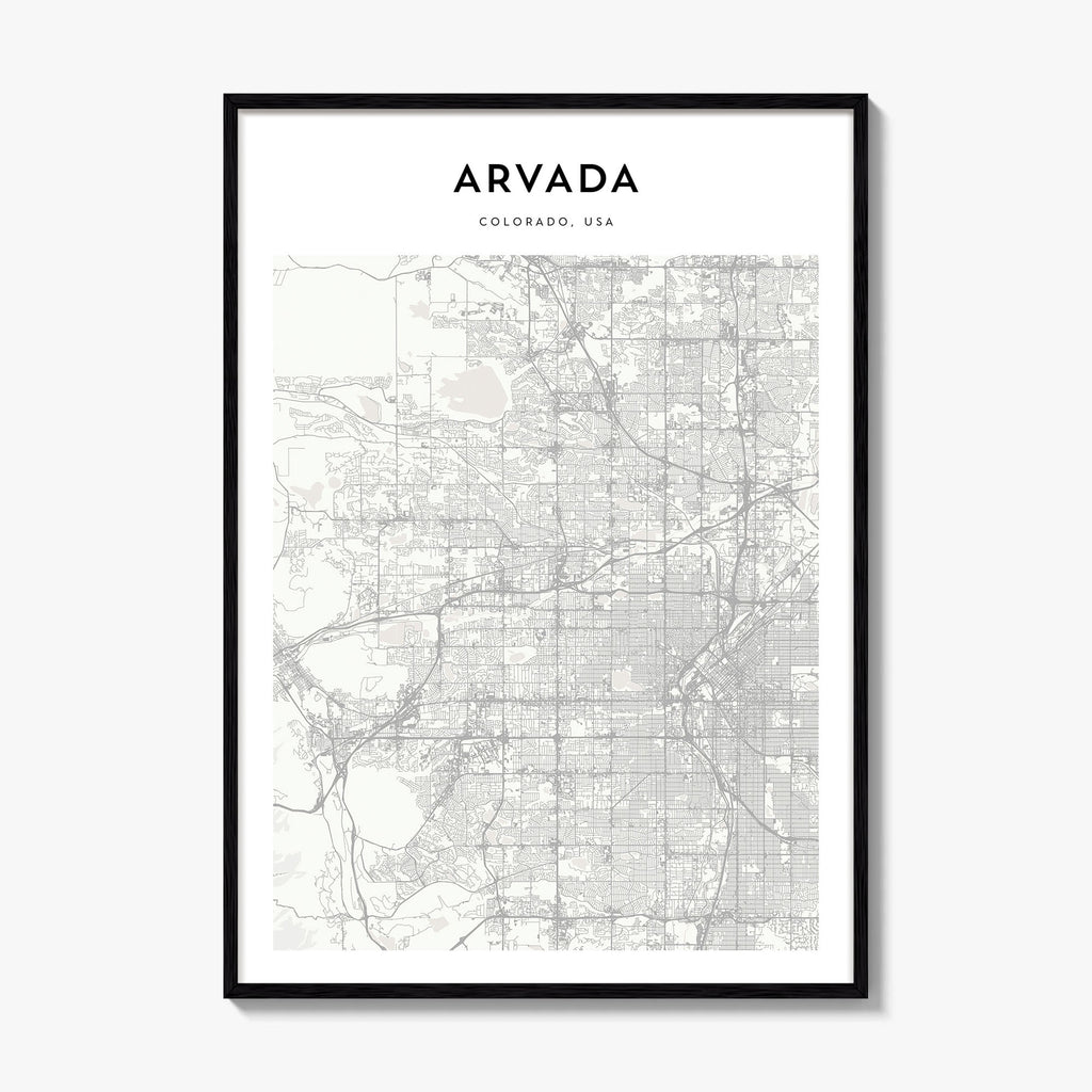 Arvada Map Poster