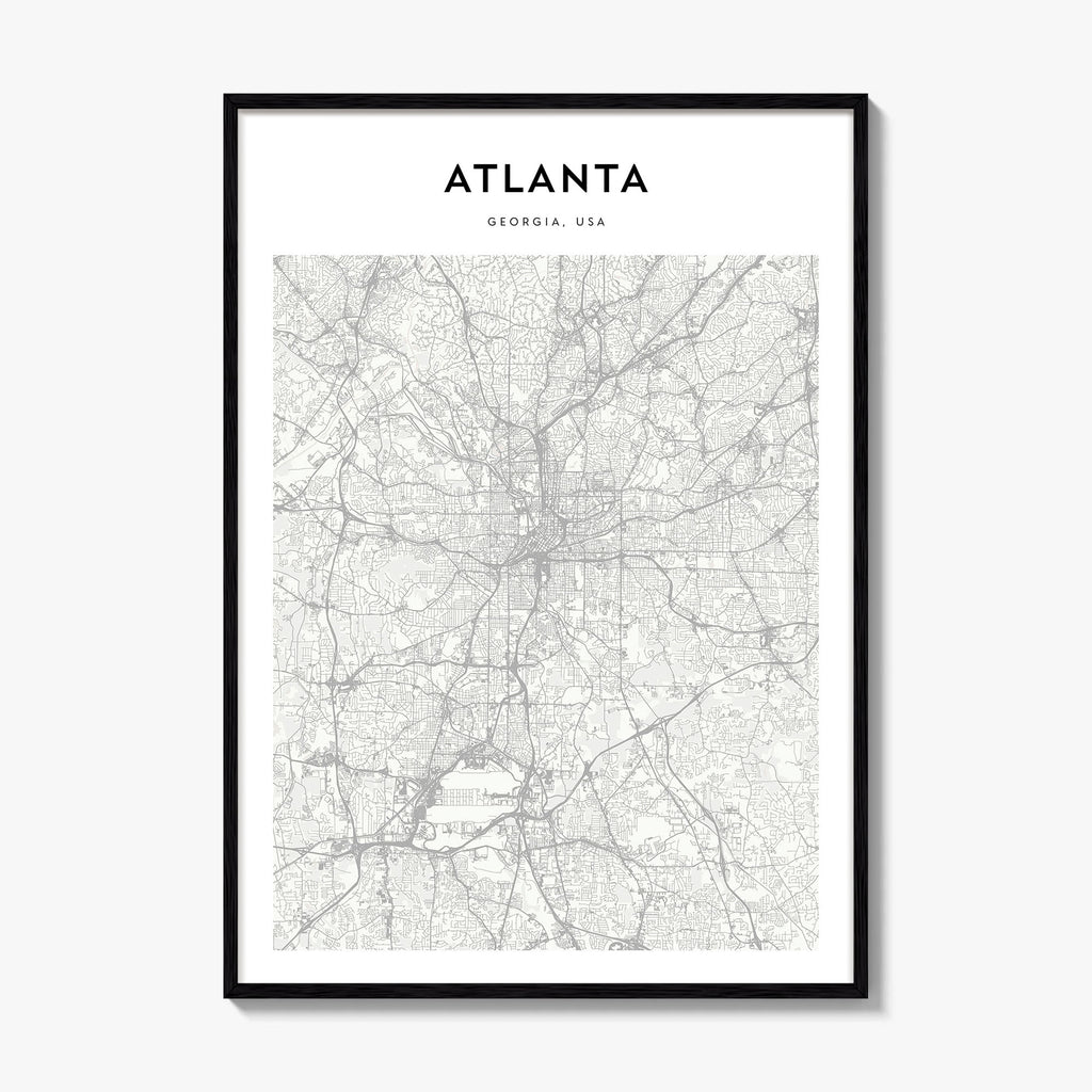 Atlanta Map Poster