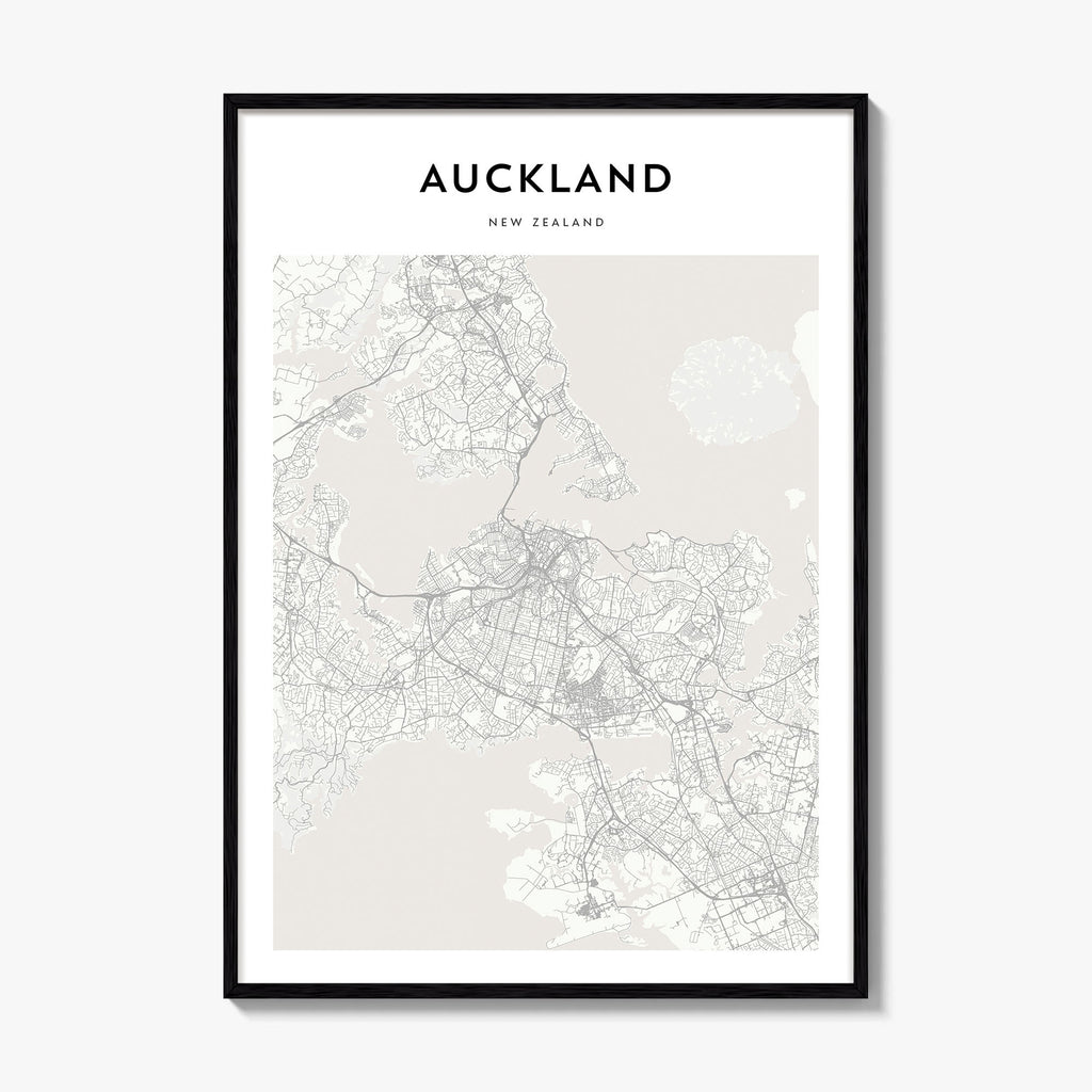 Auckland Map Poster
