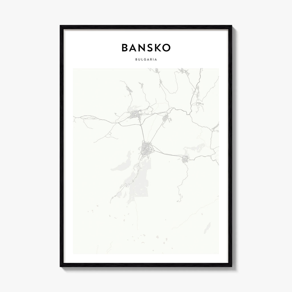 Bansko Map Poster