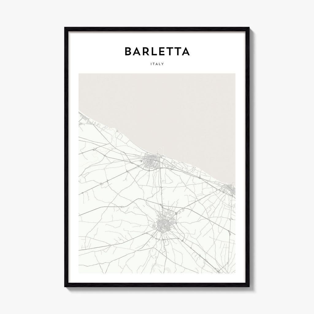Barletta Map Poster