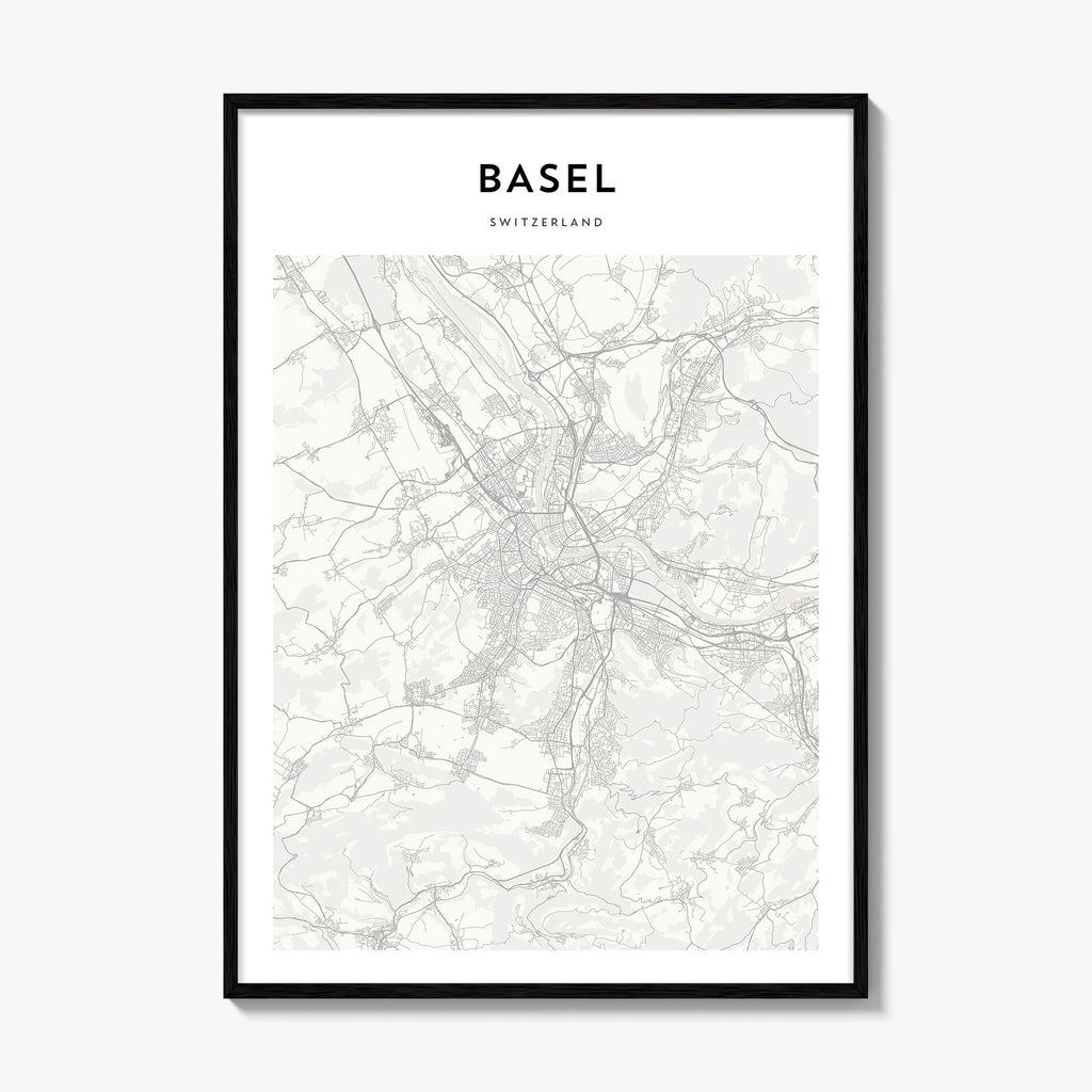 Basel Map Poster