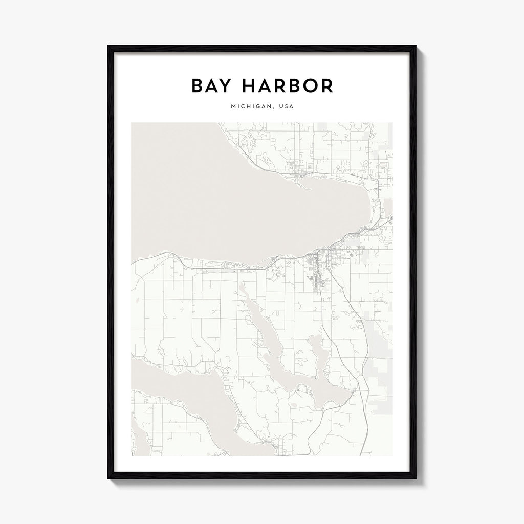 Bay Harbor Map Poster