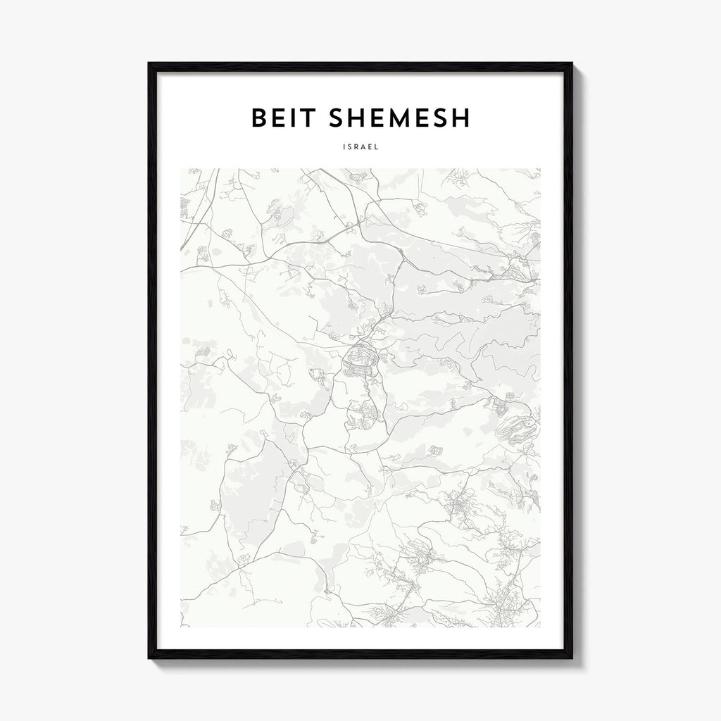 Beit Shemesh Map Poster