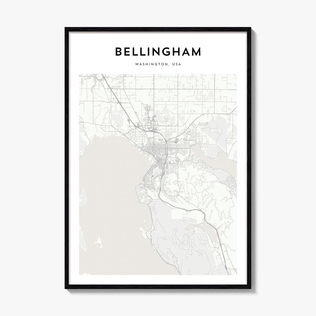 Bellingham Map Poster