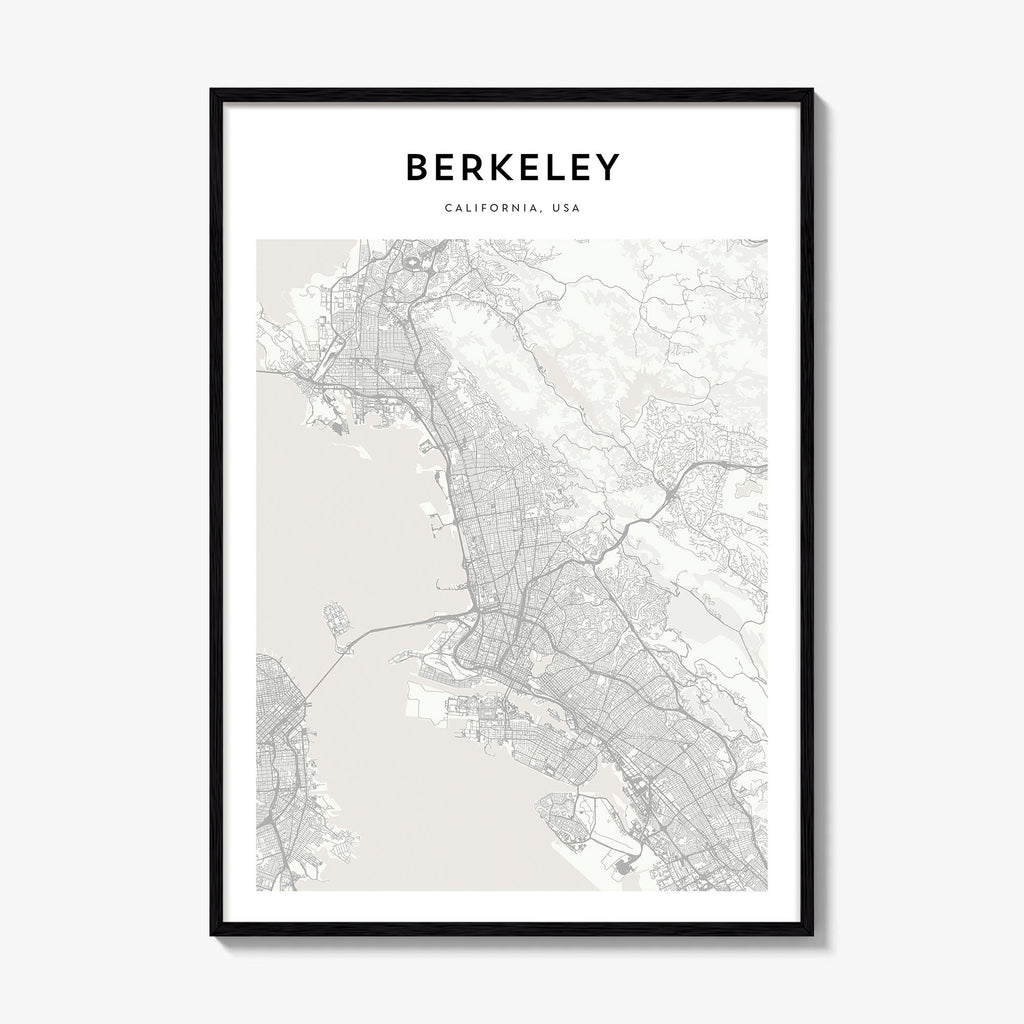 Berkeley Map Poster