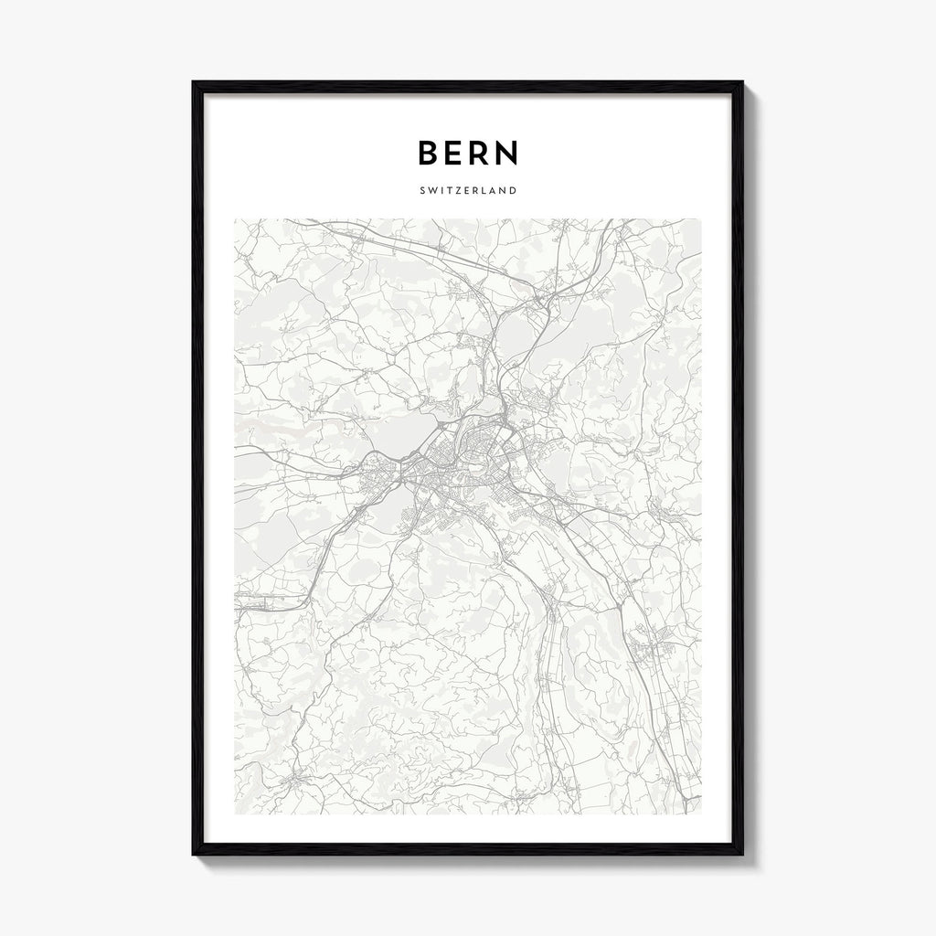 Bern Map Poster