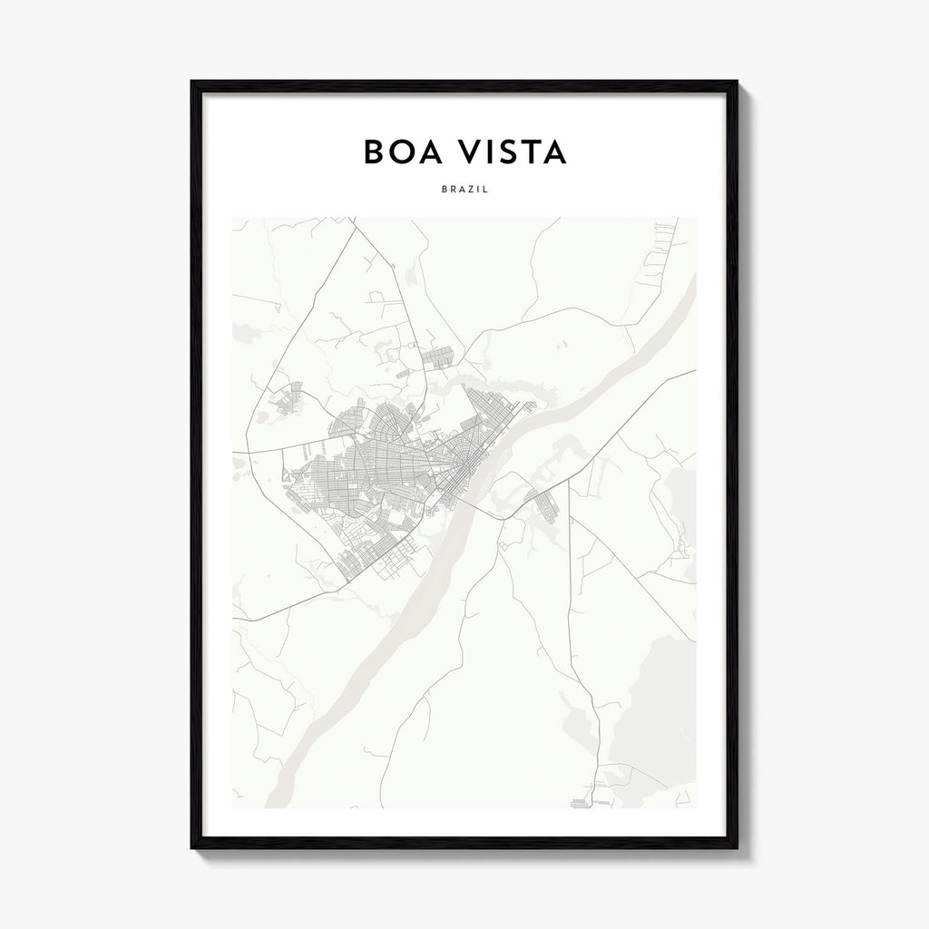 Boa Vista Map Poster