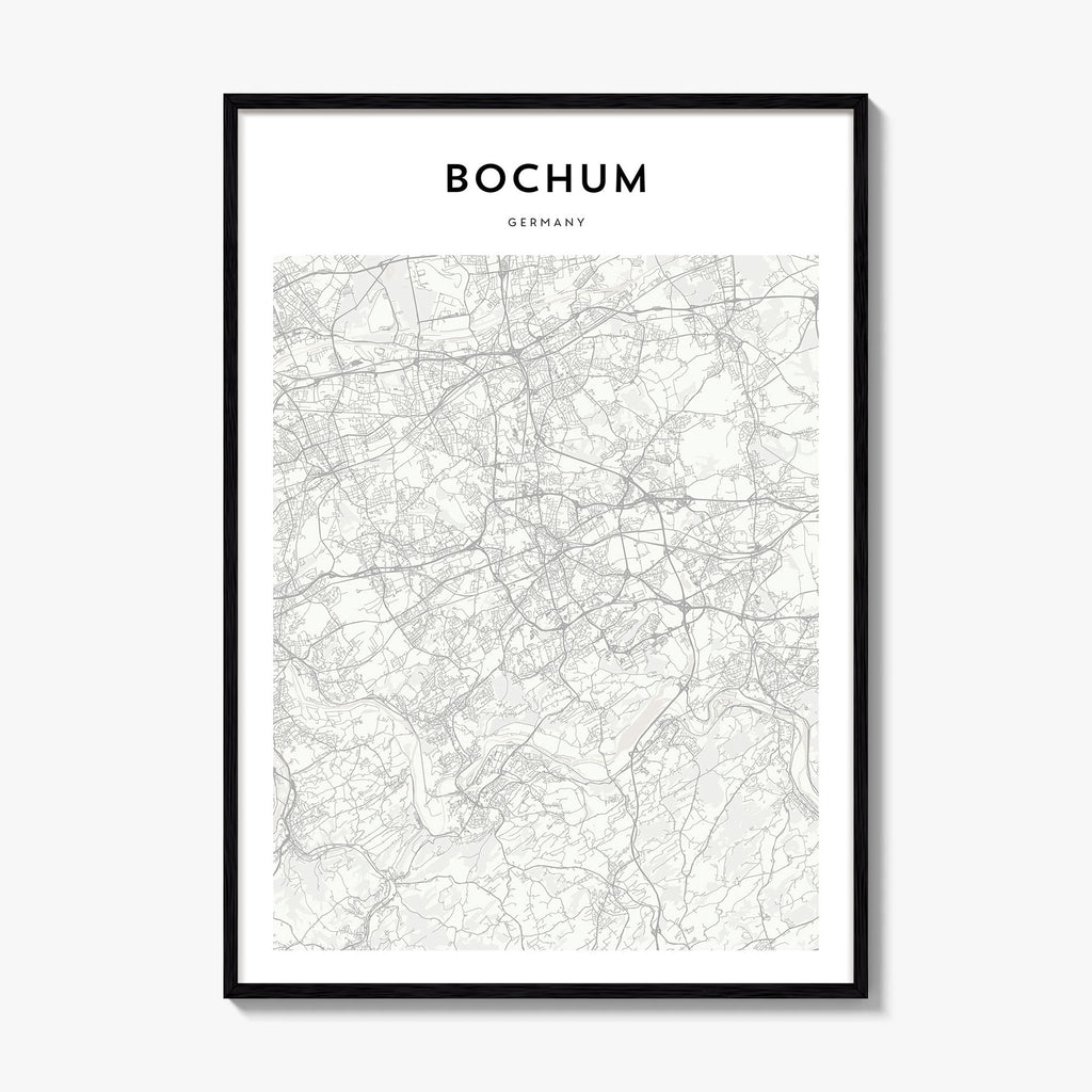 Bochum Map Poster