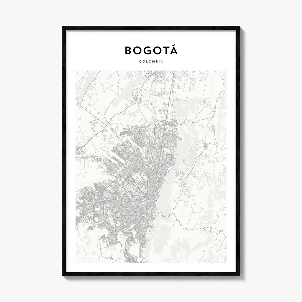Bogota Map Poster