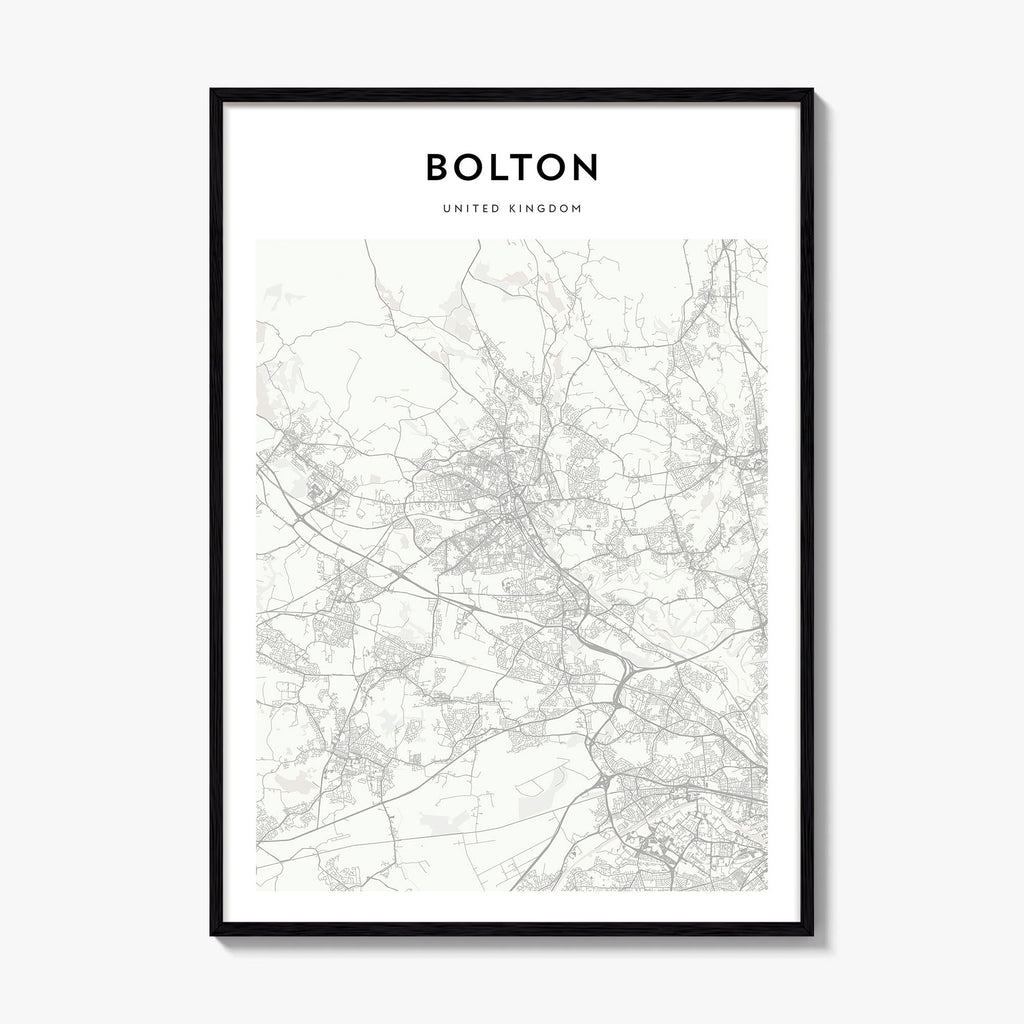 Bolton Map Poster