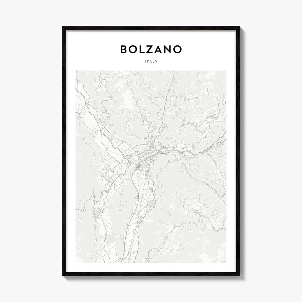 Bolzano Map Poster