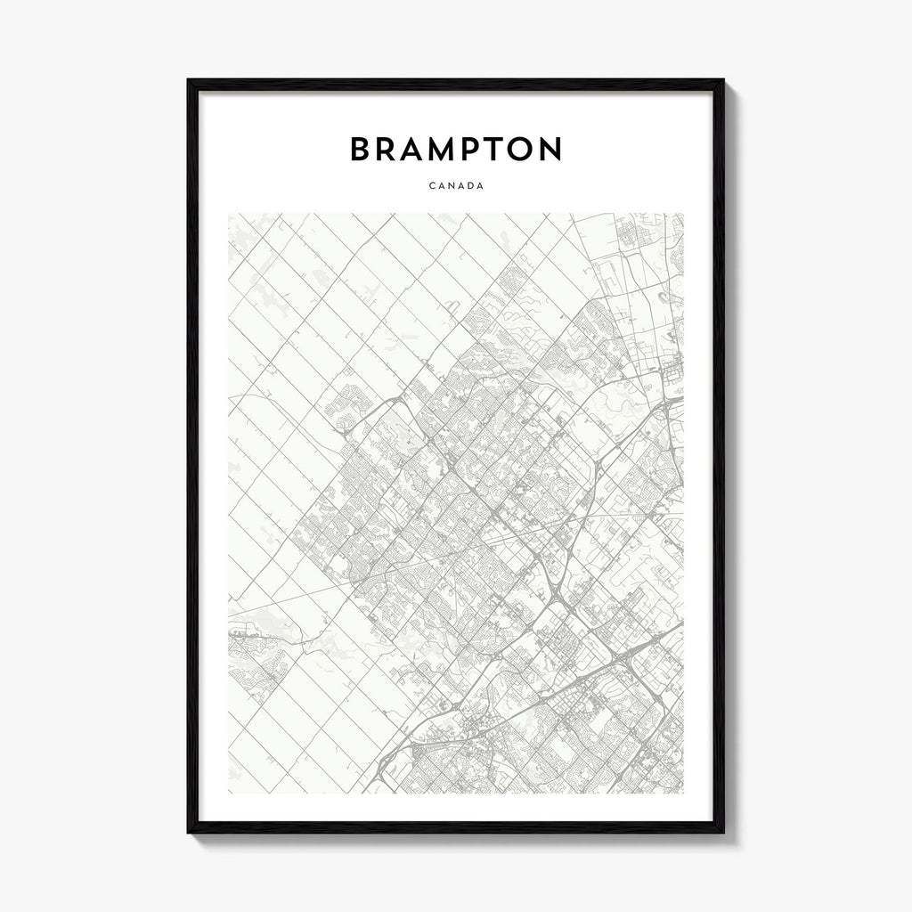 Brampton Map Poster