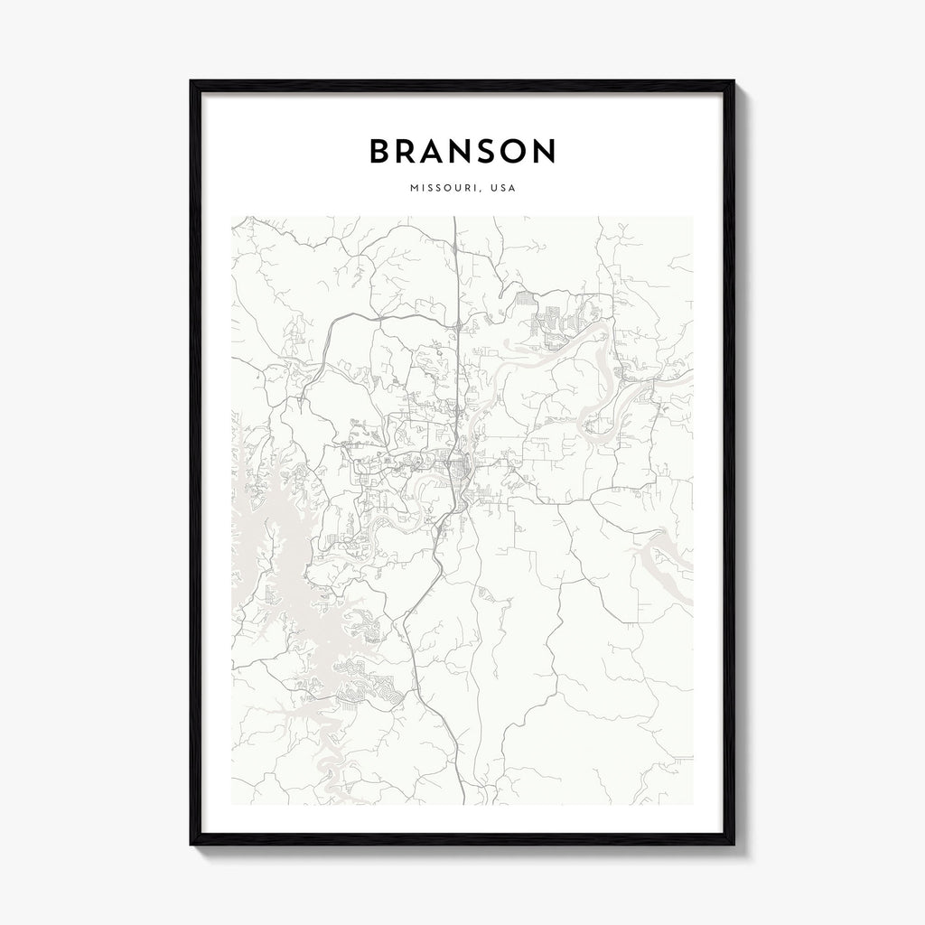 Branson Map Poster