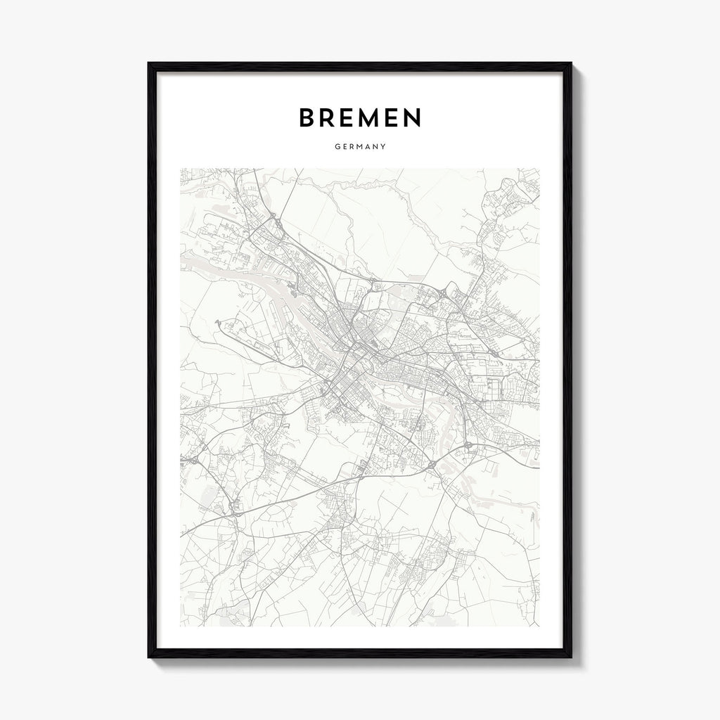 Bremen Map Poster