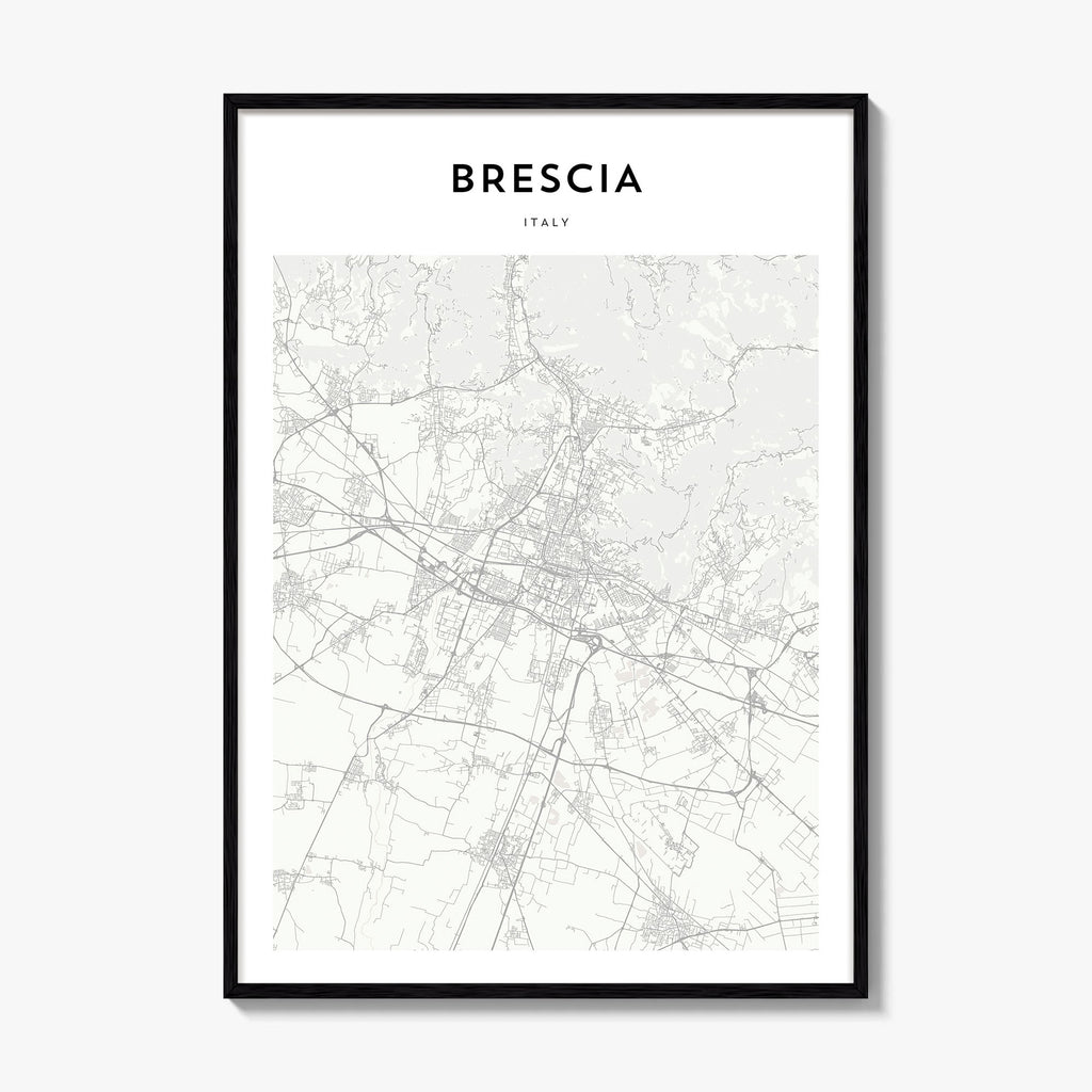 Brescia Map Poster