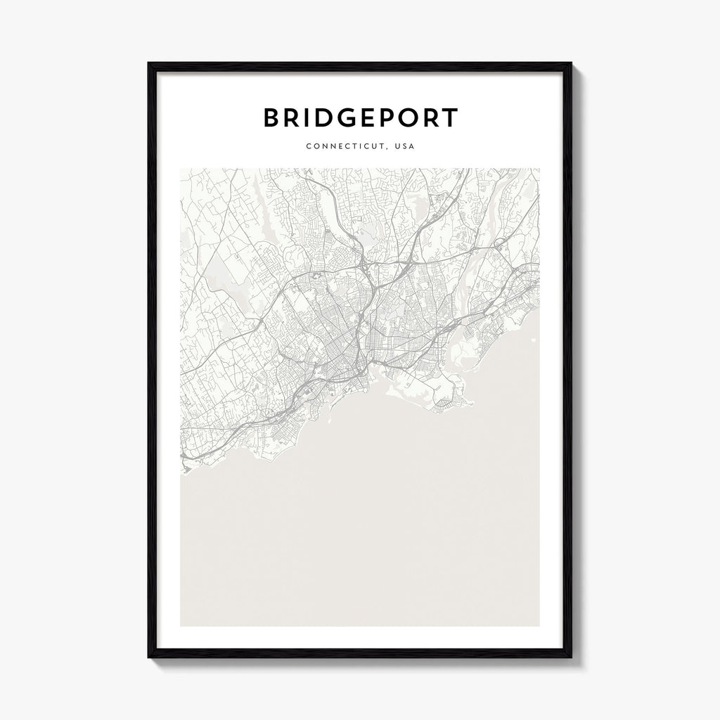 Bridgeport Map Poster