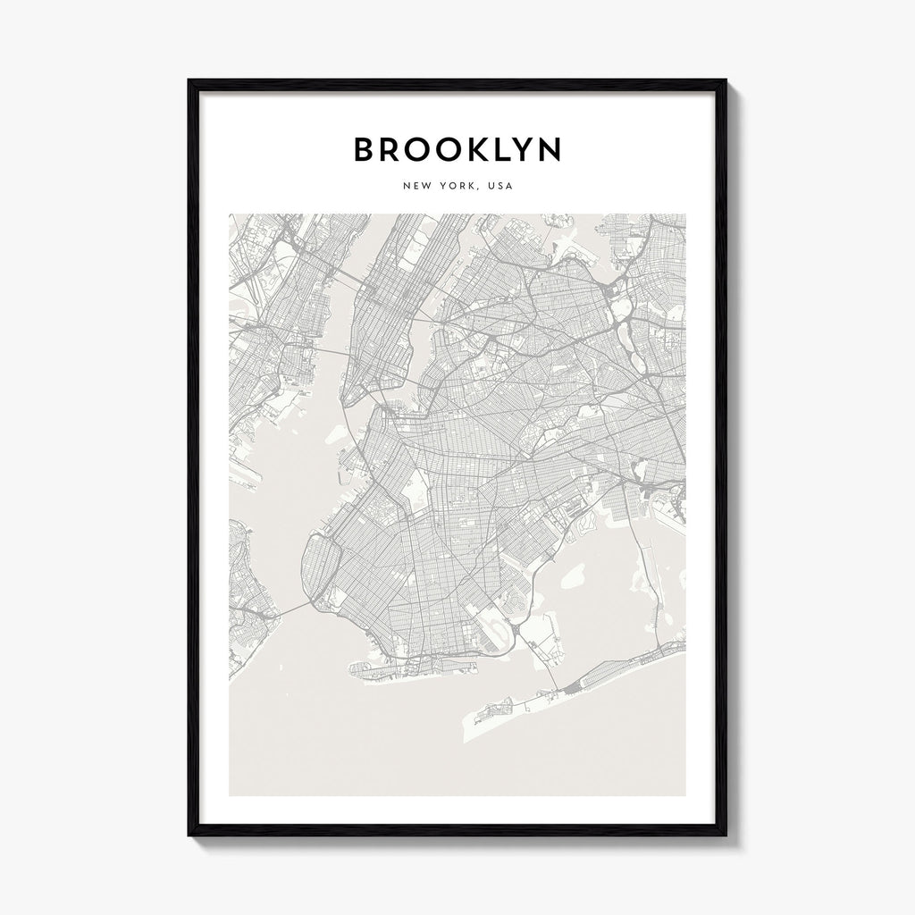 Brooklyn Map Poster