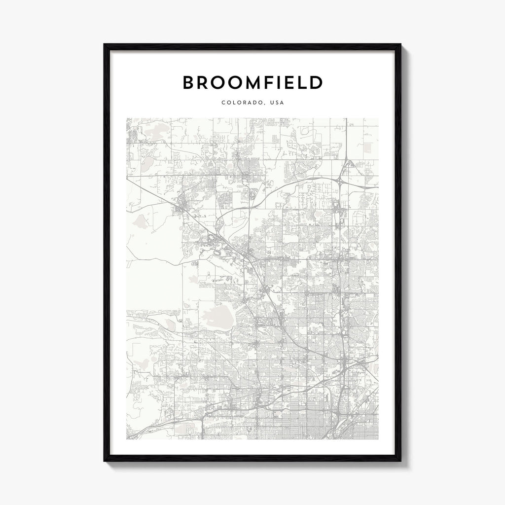 Broomfield Map Poster