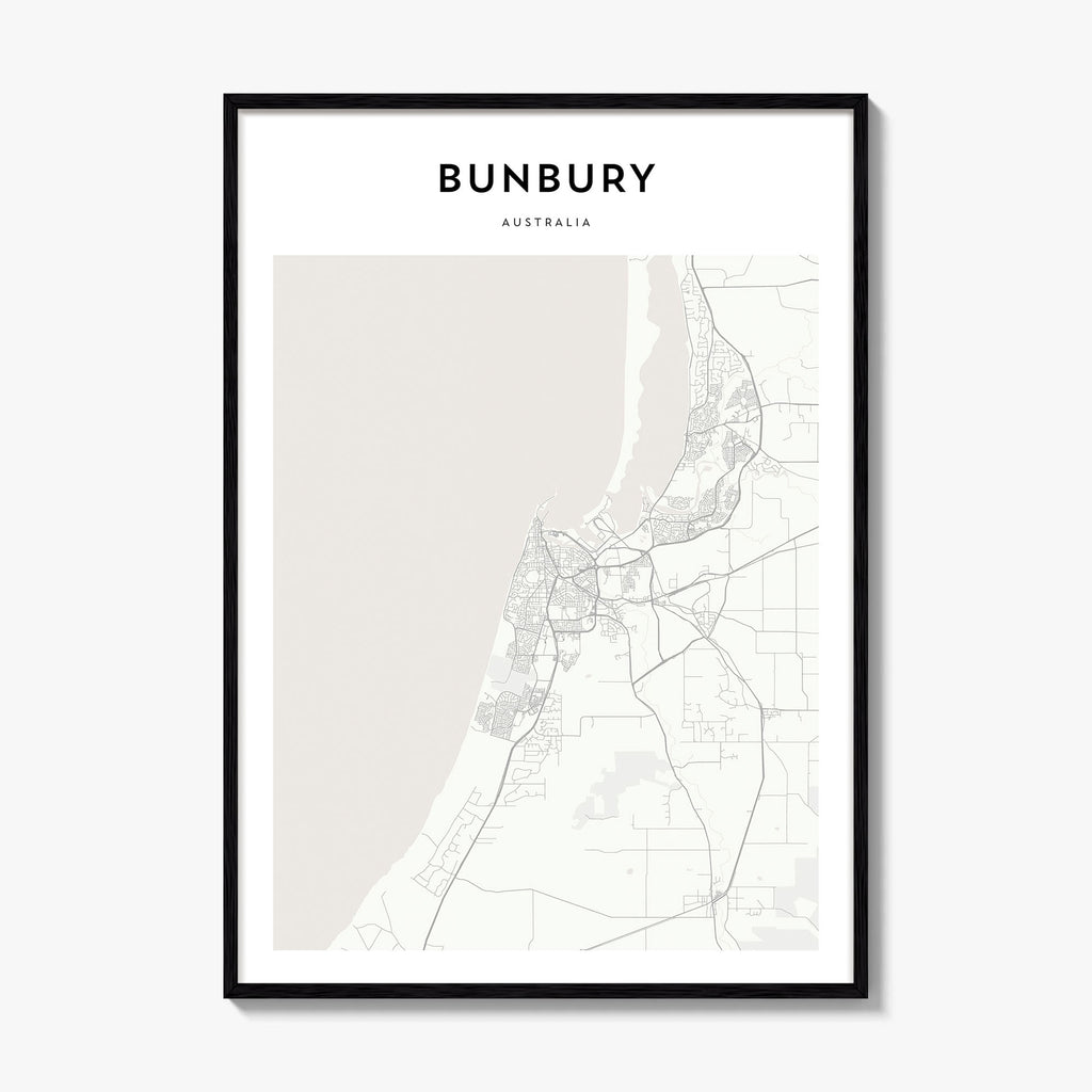 Bunbury Map Poster