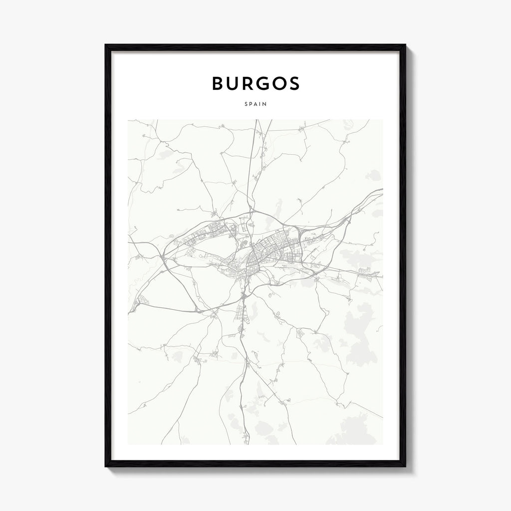 Burgos Map Poster