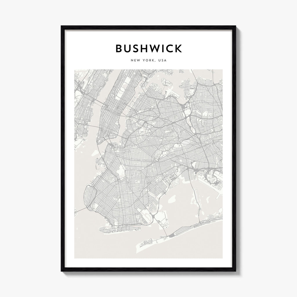 Bushwick Map Poster