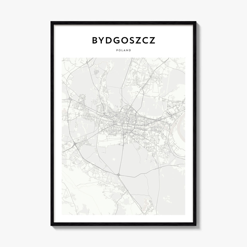 Bydgoszcz Map Poster