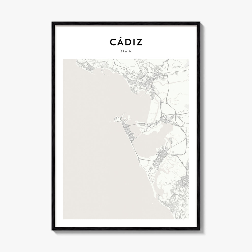 Cadiz Map Poster