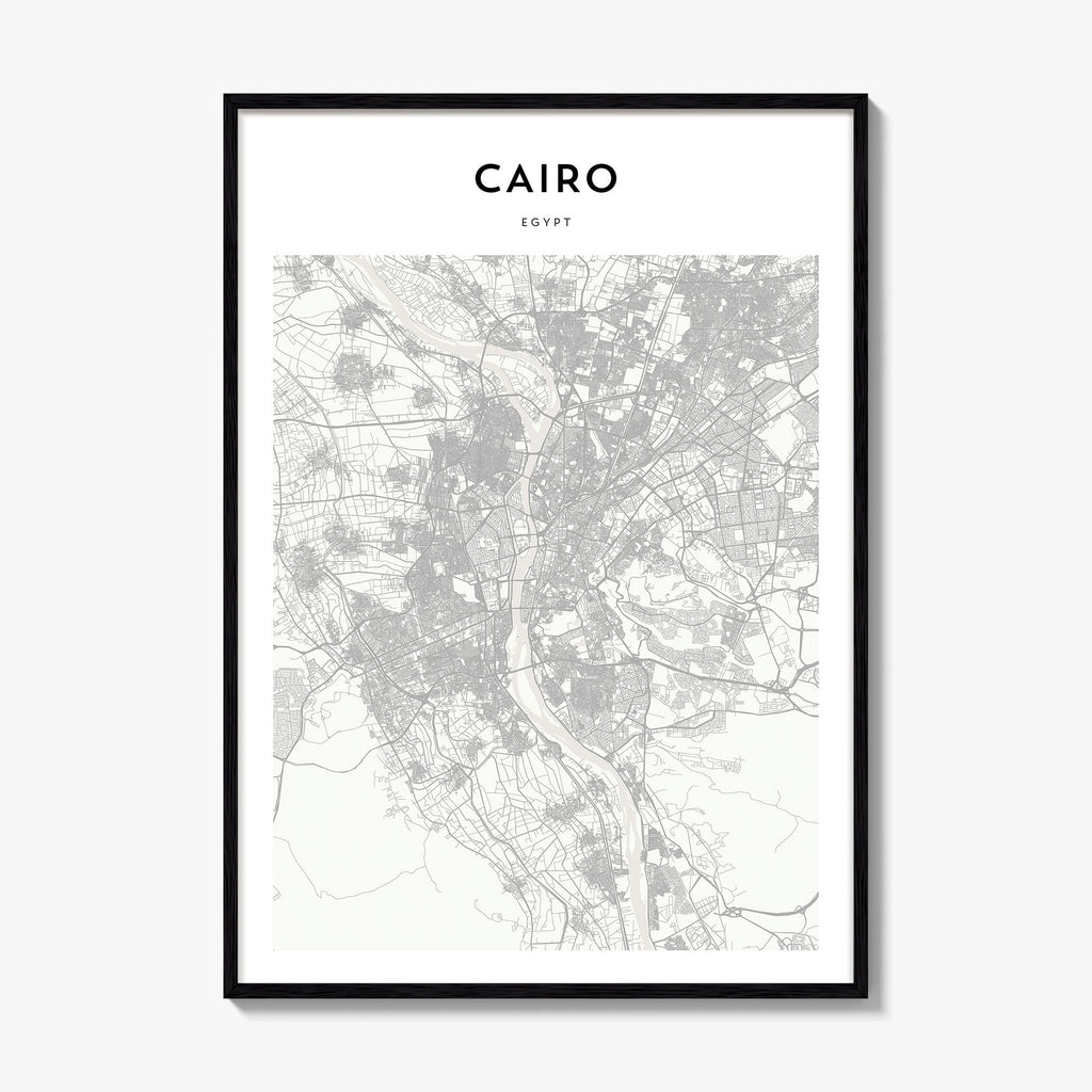 Cairo Map Poster