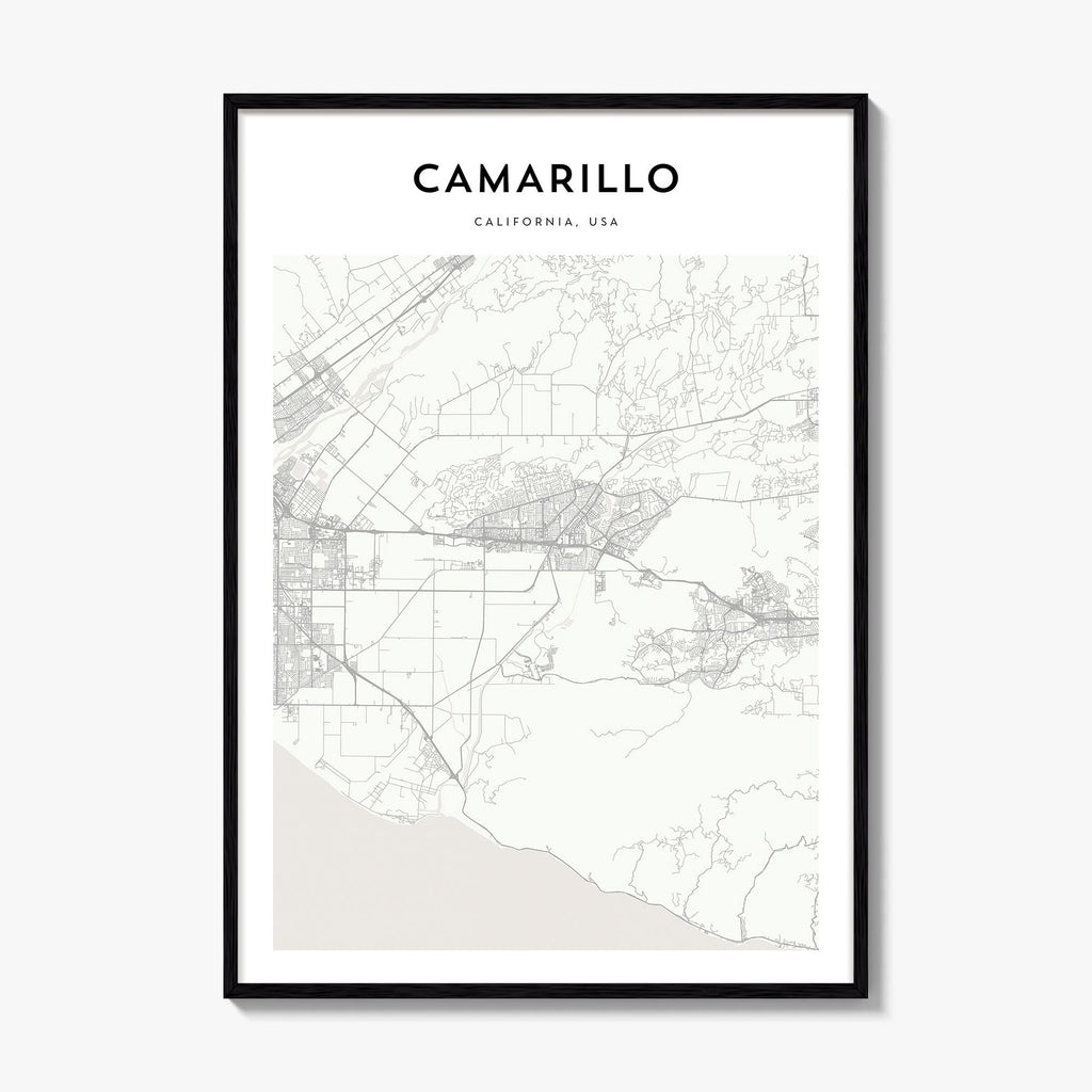 Camarillo Map Poster