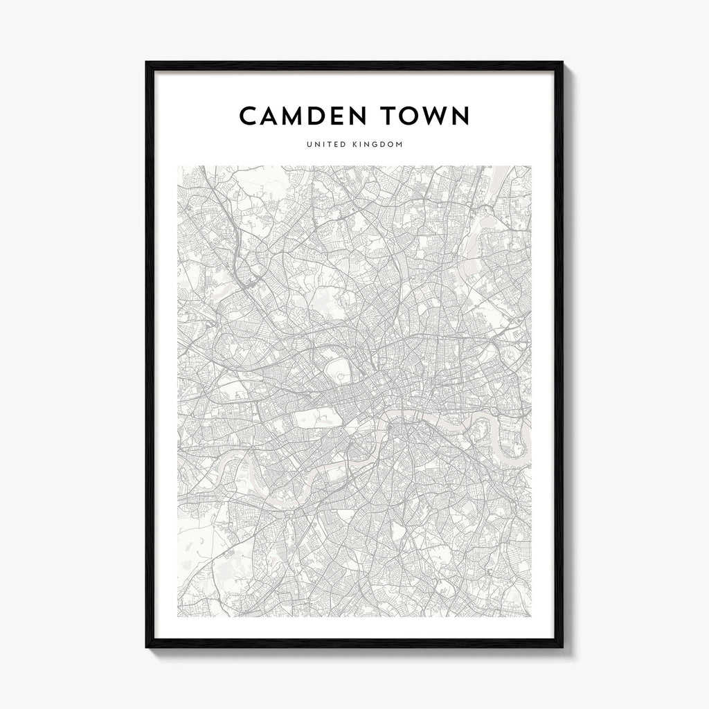 Camden Town Map Poster