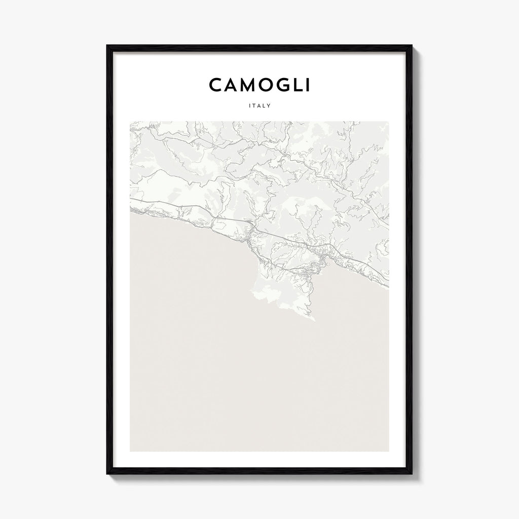 Camogli Map Poster