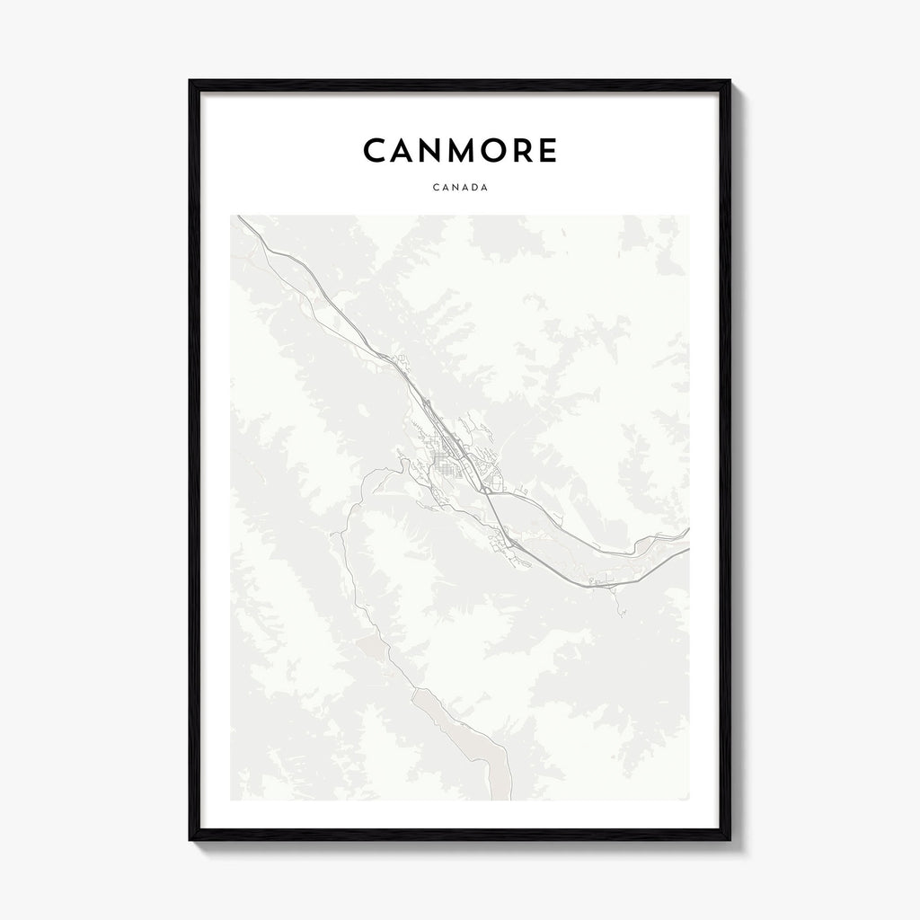Canmore Map Poster