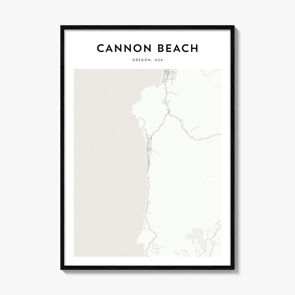 Cannon Beach Map Poster