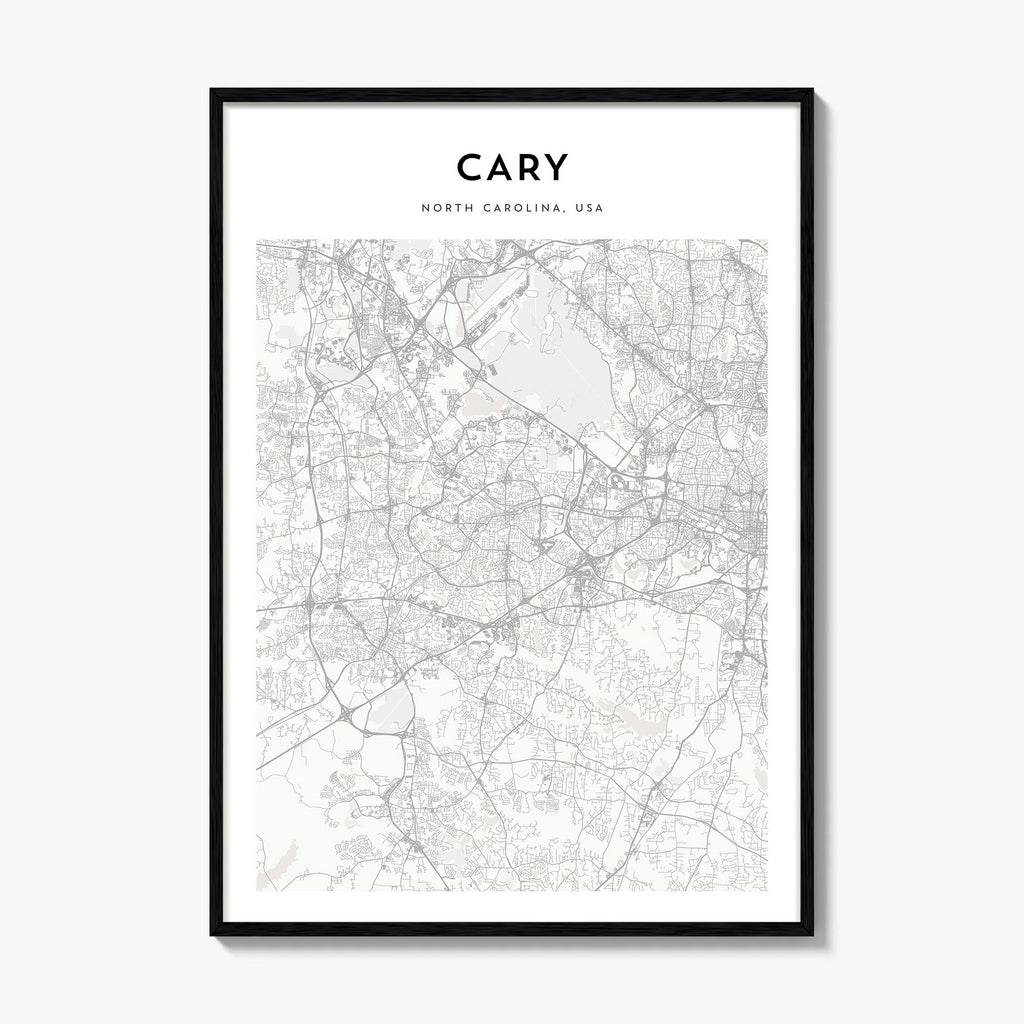 Cary Map Poster