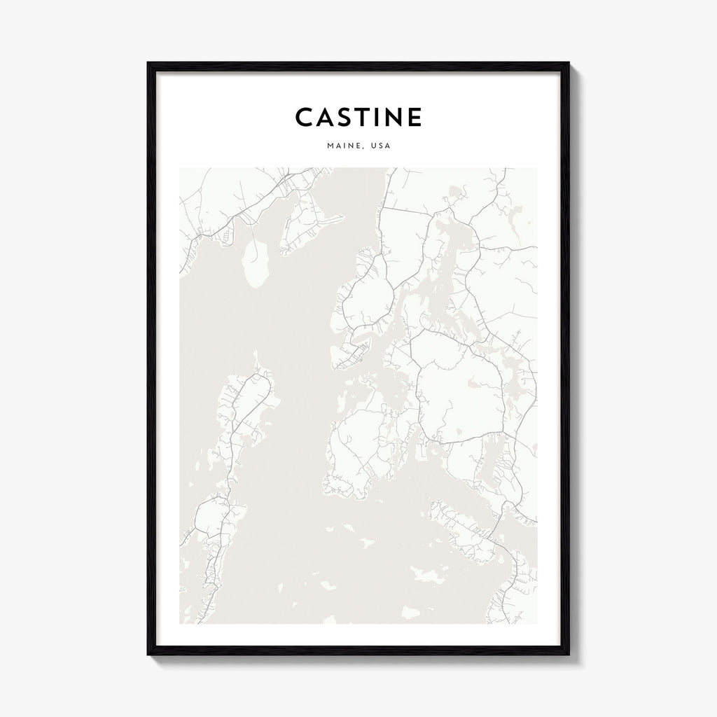 Castine Map Poster
