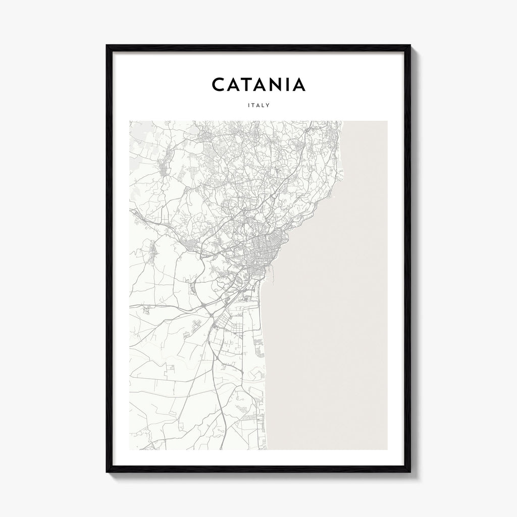 Catania Map Poster
